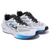 FILA Nre E5 Comfortable Cushioning, Wear Resistant Low top Running Shoes Unisex White Blue Korean Style 1RM02700F_400