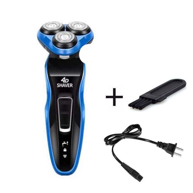 Three Shaver Electric In One Shaver Water Washing Blade Plug Shaver Rechargeable
