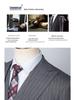 Men's Plaid Slim Fit Korean Style Tuxedo Three-Piece Suit for Weddings & Photography