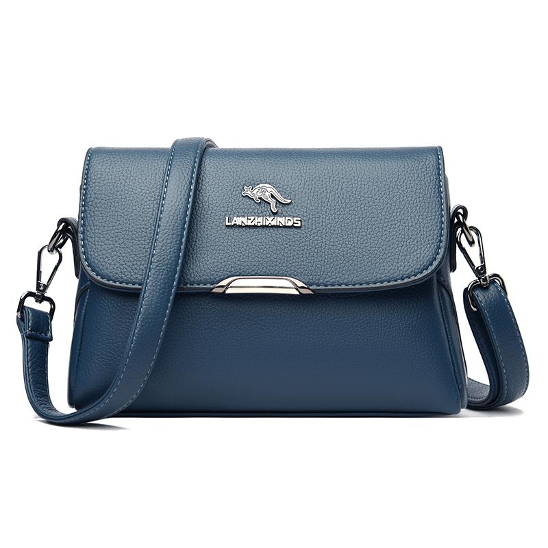 High-quality Leather Crossbody Bag Fashion Women Luxury Ladies Shoulder Messenger Bag