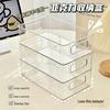 Acrylic Transparent Storage Basket for Cosmetics and Household Organization