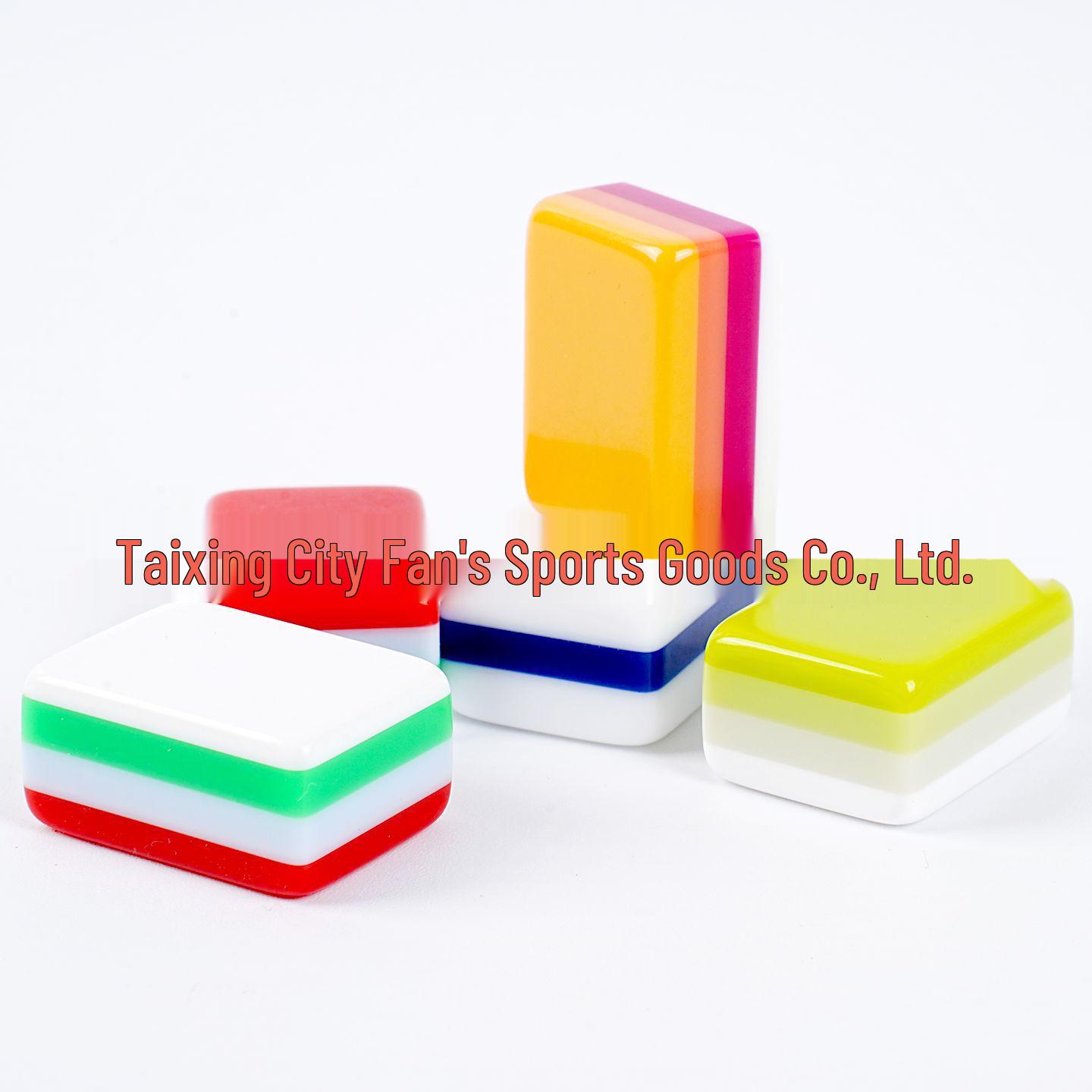 Custom Cartoon Acrylic Mahjong Tiles - Personalized, Hand-Played, Four-Layer Mahjong Set