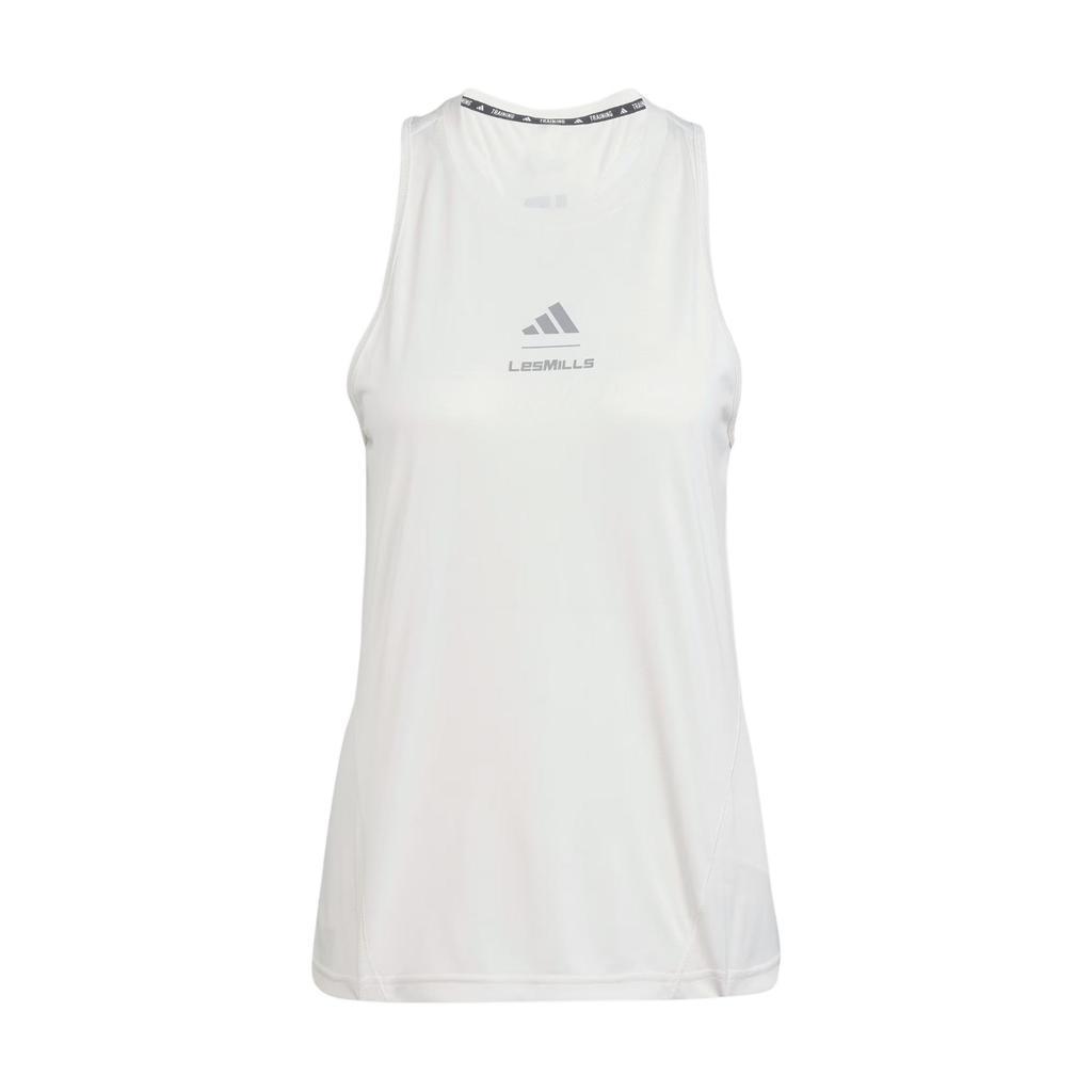 Adidas Womens Les Mills Graphic Tank Top Chalk White Women Streetwear IS2361
