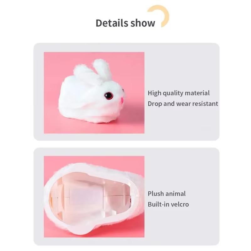 Electric Simulation Hamster Rabbit Rolling Ball Children Toy Cute Pet Doll Tease Cat Magic Device