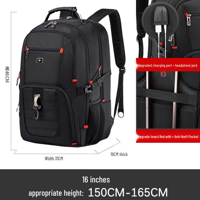 

Men s Large Capacity 17.3 Laptop Business Backpack
