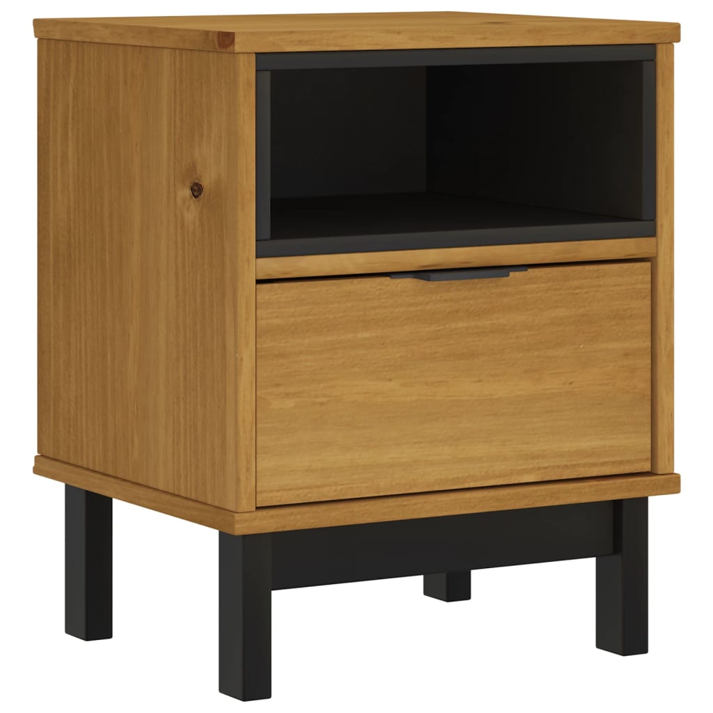 Nachttisch FLAM 40x35x50 cm Massives Kiefernholz