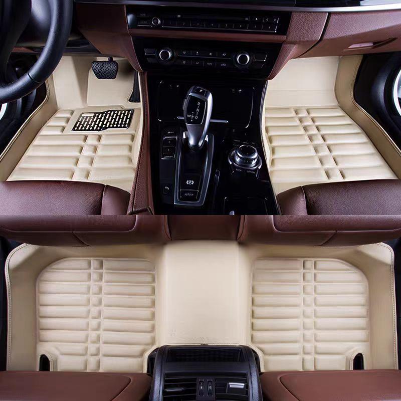 All-Inclusive Wasserdichte Leder Auto-Fußmatten - Leicht zu reinigen und Klassisches Design