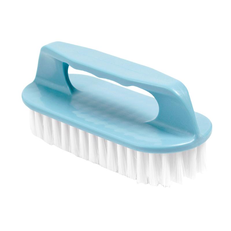Cepillo para fregar con cerdas duras para ropa, zapatos, cepillo para fregar, cepillo portátil de plástico para limpieza manual, cocina y baño