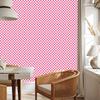 Checkerboard wallpaper powder pink, white and pink 50x1000