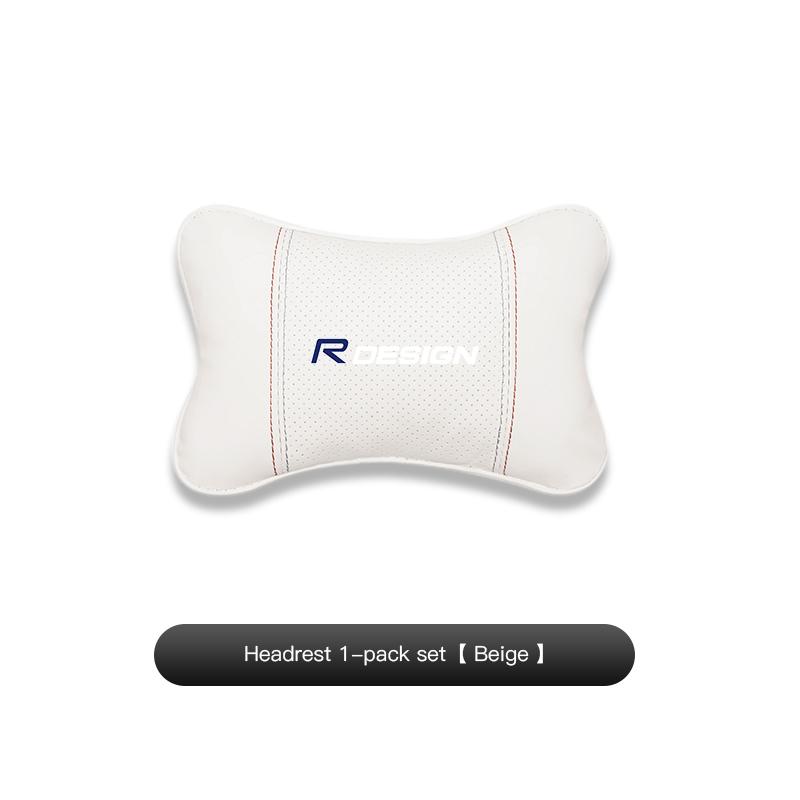 AALG1 Luxury Suede Car Interior Seat Headrest Support  Lumbar Pillow For Volvo Rdesign Polestar AWD S60 XC60 XC40 XC90 V60 S80 S90 V90