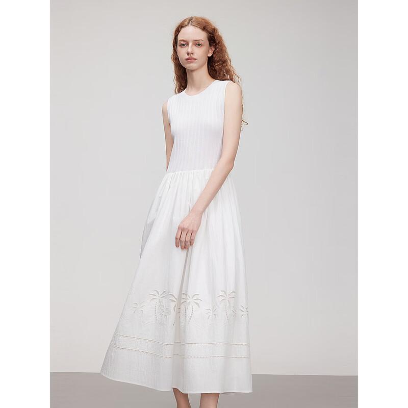 ELLE Elegant Sleeveless A-Line Dress L