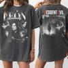 2026 Nova Camiseta Resident Evil Masculina e Feminina Algodão Roupa de Verão Moda Gótica Y2K Manga Curta Streetwear Unissex