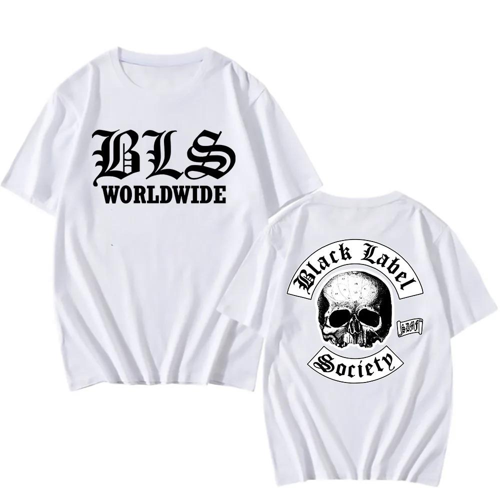 Black Label Society BLS Worldwide TShirt Zakk Wylde Heavy Metal Street Hip Hop Unisex Comfortable Women And Men Tshirts