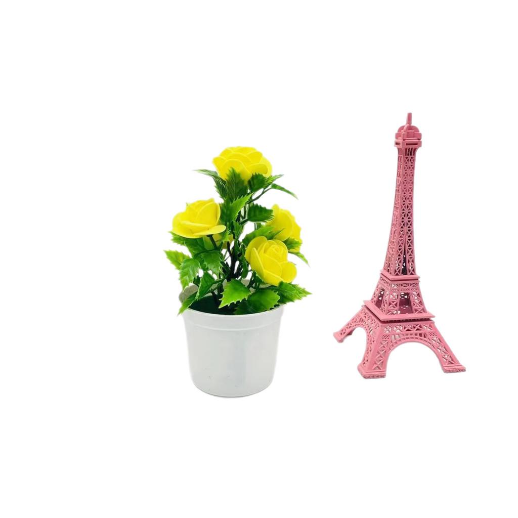 Artificial Rose Potted Plant For Wedding Photography And Home Decoration