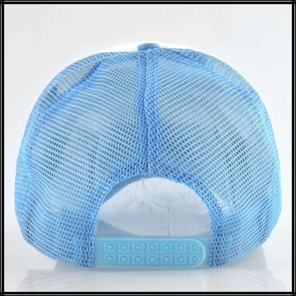 Tropisk palmetre mesh-caps sommerhatt fritid utendørs unisex CZ789 [White Fang] (rød)