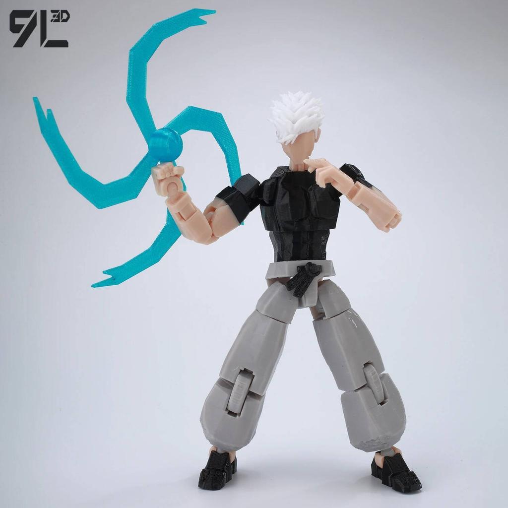 Modello articolato multi-articolato 9L3D Dummy13 Lucky13 Jujutsu Kaisen Veste Maledetta Sukuna Decapita Satoru Gojo Figure Anime Giocattoli