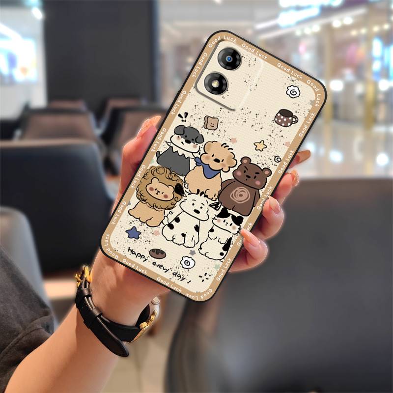 Protective Silicone Phone Case For MOTO E13 Anti-dust Waterproof Soft Case Durable Cartoon Back Cover Full Wrap Graffiti