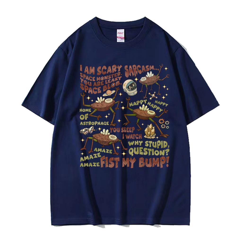 Rocky Amaze Projekt Hail Mary Grafik T-Shirts Unisex Damenmode Vintage Street Kurzarm-T-Shirt Lässig Reiner Baumwoll-T-Shirts