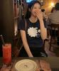 XTONZ Xtt164 Sprinkle Applique T-Shirt (Navy)
