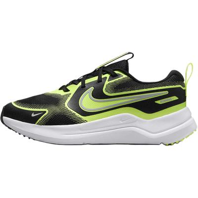Cosmic Runner Slip Resistant, Abrasion Resistant, Breathable Low Top Kids' Running Shoes Black Yellow Sneakers HM4402-005