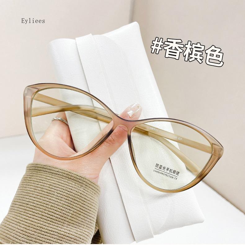 Myopia Glasses Women Mens Glasses European and American Style Cat Eye Eyeglasses -1.0 To -4.0 blue light glasses gafas