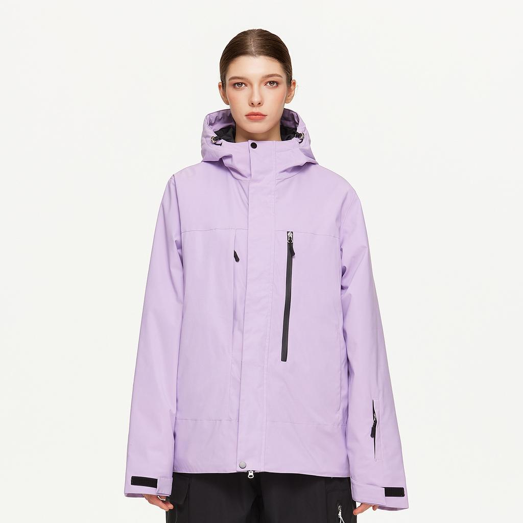 Hooded Ski Jackets for Men and Women Outdoor Winter Warm Snowboarding Jacket Waterproof Windproof Skiing Jacket Unisex Breathable Insulated Snow Coat