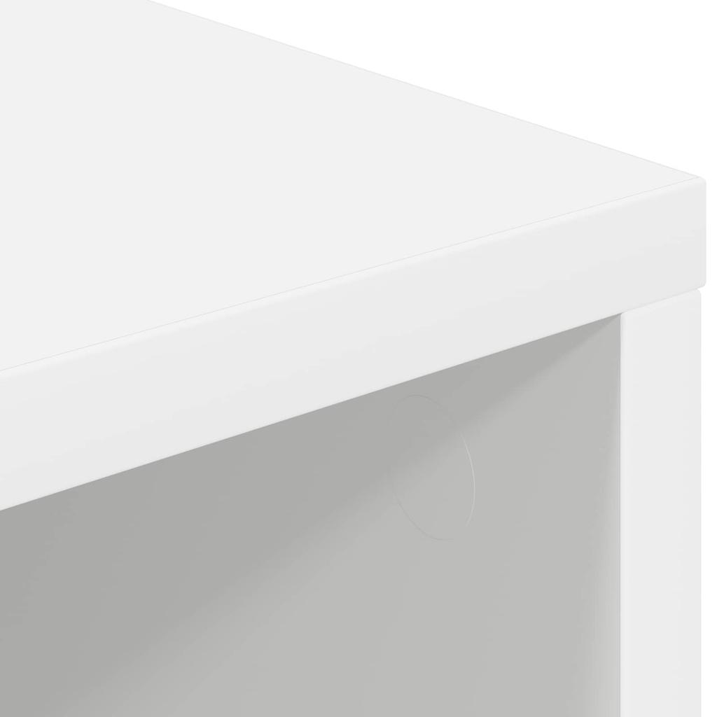 White Sideboard with Drawers 60 X 33.5 X 84 Cm