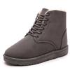 Winter Student Snow Boots Women's Short Boots Short Thermal Boots Lace-Up Women's Shoes Flat Heel Martin Cotton Boots