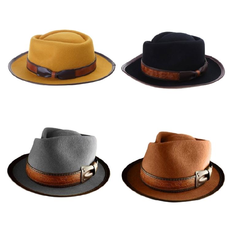 Vintage Boater Hat Fedora Top Hat Prom Costume for Outdoor Gatherings Activities