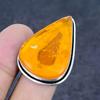 Baltic Amber Gemstone 925 Sterling Silver Jewelry Ring Size 9