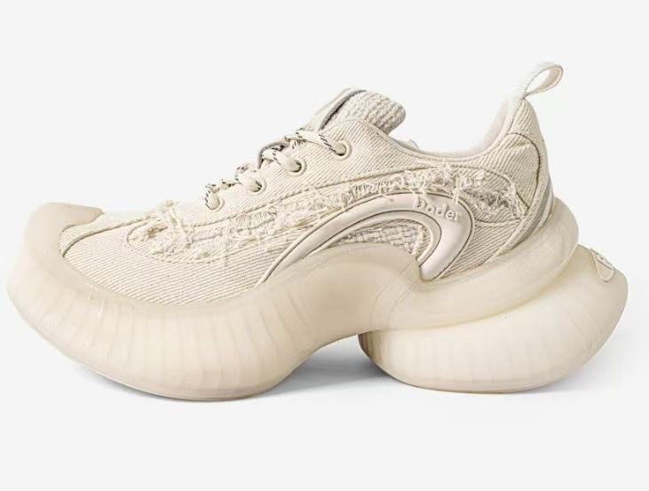 

Ding Yuxi same streamer dad shoes women s retro lightweight thick sole heightening easy Mengling sports shoes running shoes trendy shoes 40 бежевый