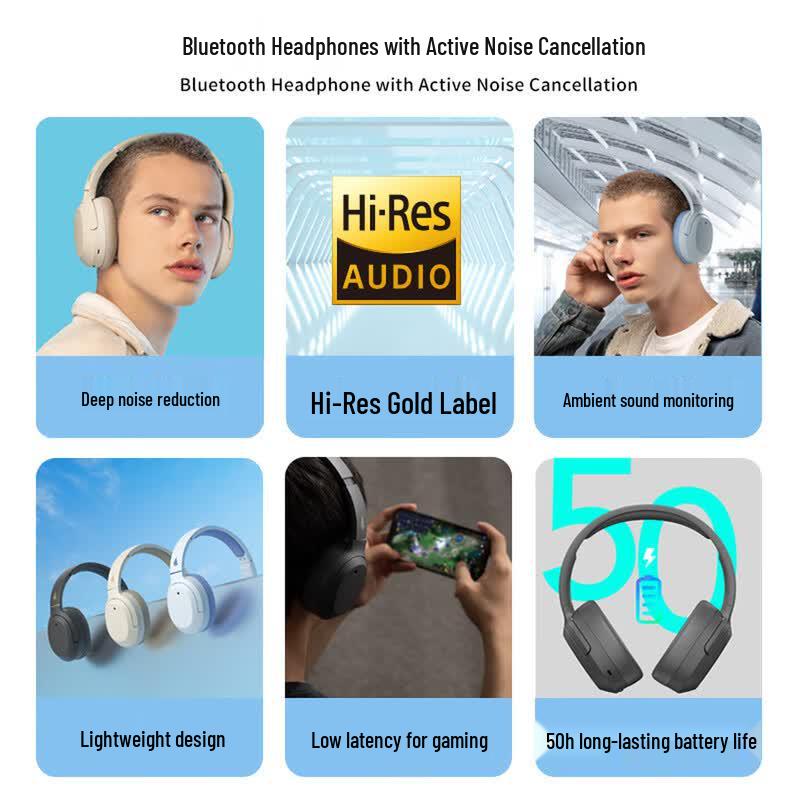 Edifier W820NB Active Noise Cancelling Bluetooth Headphones