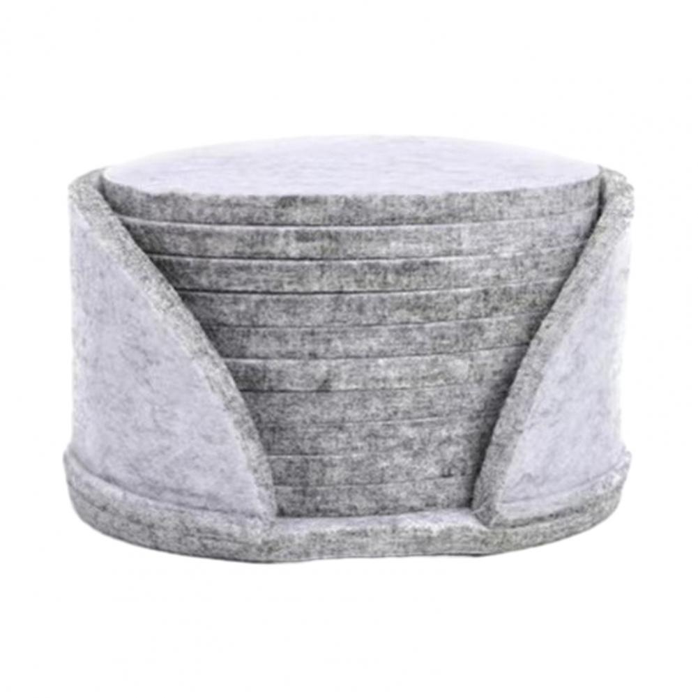 High quality Felt Cloth Coasters Felt Coasters Set for Table Heat Insulation Anti scalding Cup Drink Bottle Mats