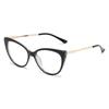 Pochromic Glasses Anti-blue Light Glasses for Women Cat Eye Metal Frame Retro Eyeglasses   Accesorios Para Mujer