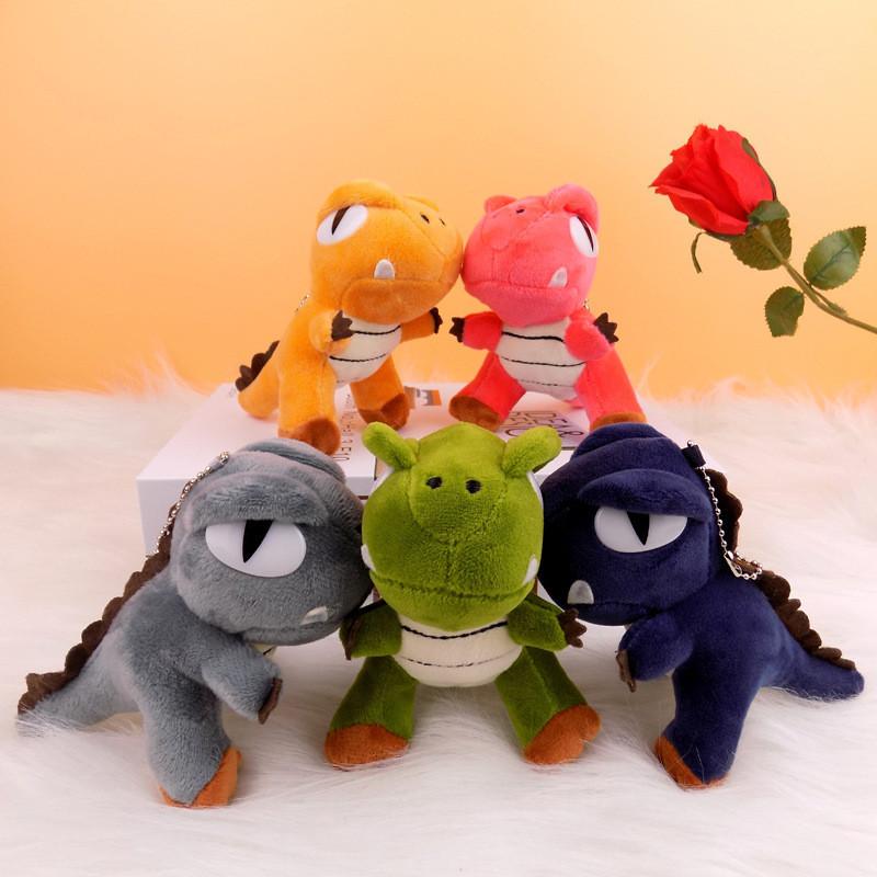 Adorable Plush Dinosaur Keychain Cute T-rex Stuffed Toy Miniature Wedding Favors