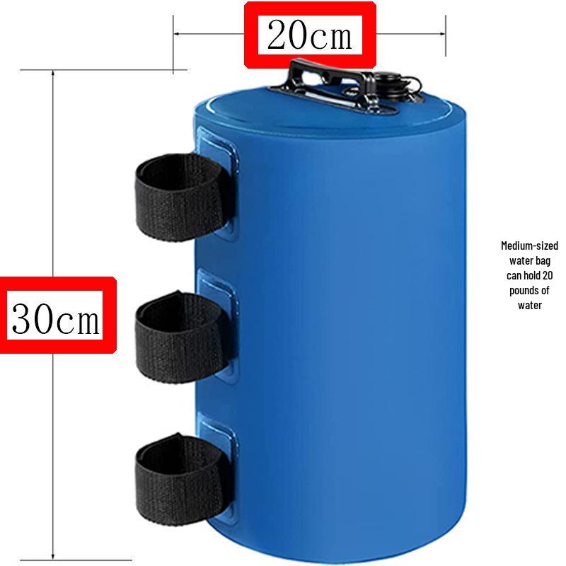 Water-Fillable Weighted Base Bag for Outdoor Tents and Umbrellas