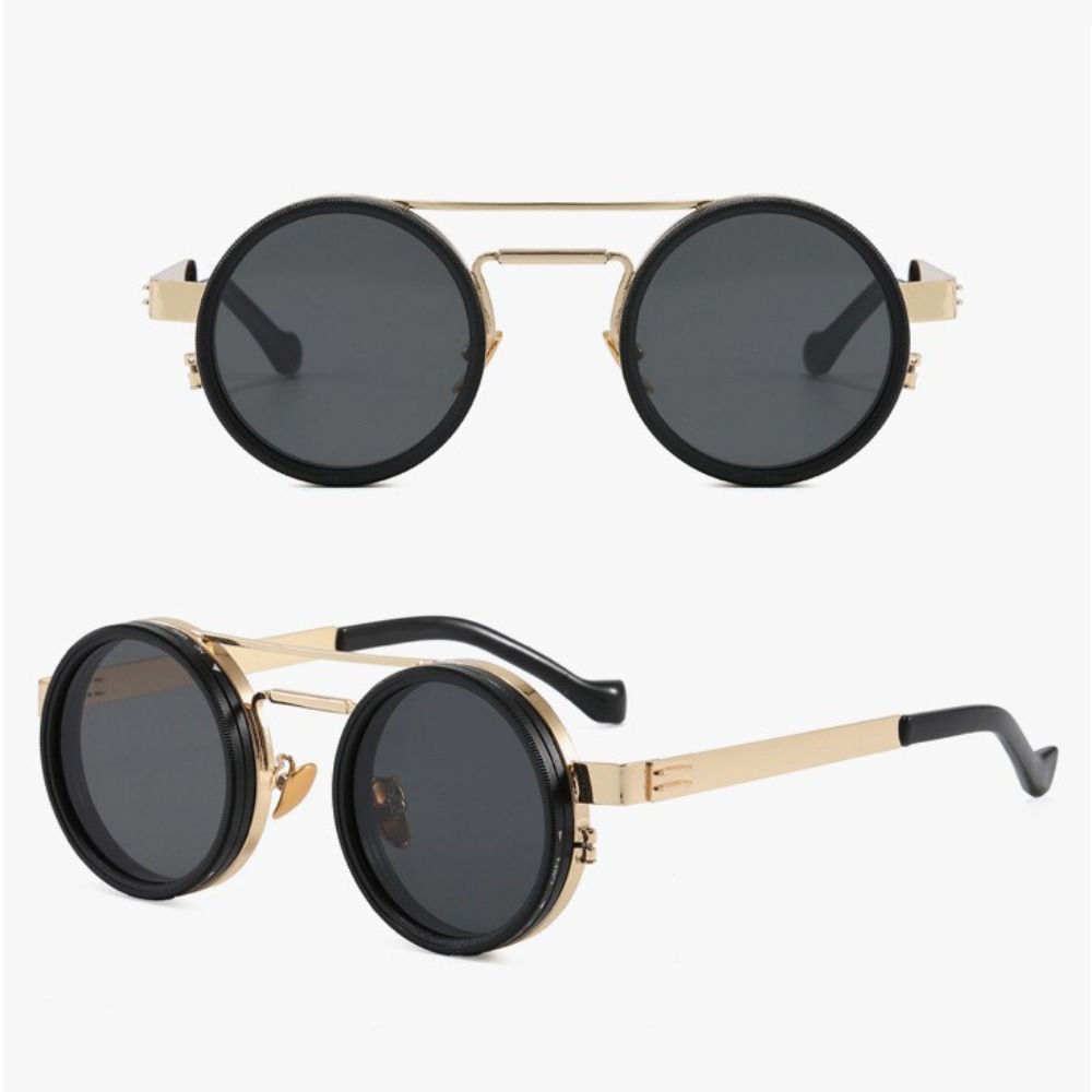 9 Level Dimming Anti-UV Sunglasses Round Outdoor Eyewear Fashion Fishing Sunglasses Cycling