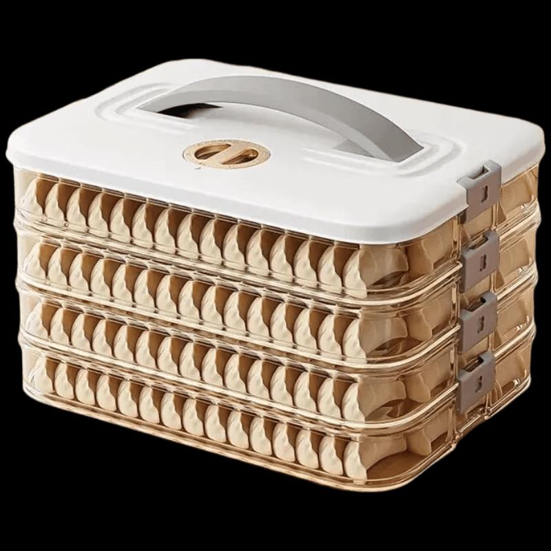 Jia Bang Shou Multi-Layer Dumpling Freezer Storage Box