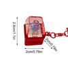 Light-up Star Design Sensory Keyboard Fidget Clicker with Key Ring Fidget Button Toy for Classroom, School, Home, Car, Bedroom