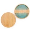 Creative Bamboo Resin Creative Classical Round Square Coasters Placemats Heat Mat Japanese Style Cup Mat Kitchen Home Decoration