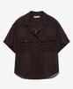 MIND BRIDGE WOMEN [W] Out Pocket Open Collar Short Sleeve Shirt - 3 Colors