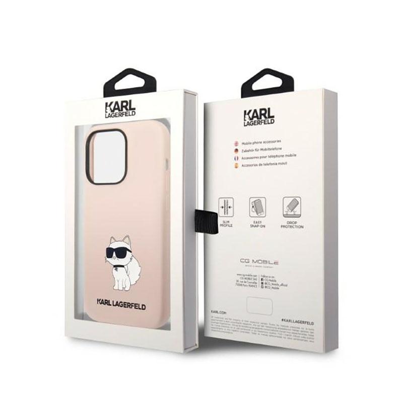 Karl Lagerfeld Silicone Nft Choupette - Etui Iphone 14 Pro Max (Różowy)