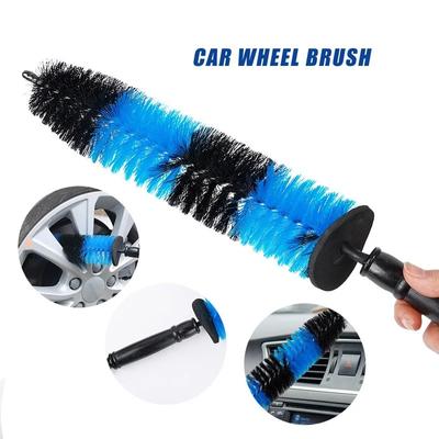 Car Wheel Cleaning Brush Long Handle Cleaning Brushes Truck Car Motorcycles Tire Microfiber Detailing Washing Cleaning Supplies