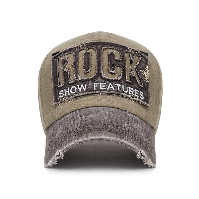 Distressed Style Casual Baseball Cap With Embroidered Alphabet For Outdoor Activities