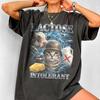 Lactose Intolerant Funny Cat Meme T-shirt, Comfort Colors Shirt, Stupid Gifts, Silly Cats Tee, Weird Tshirt, Cringey Tees, Unhinged Clothes