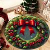 Christmas Round Rugs: Decorate Your Home with Magical Tree & Santa Designs! Bedroom room floor mats New Year home decoration