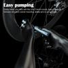 New Bike Air Pump Portable Bicycle Tire Pump America And French Schrader Valve Lightweight For Swimming Ring Football Basketball