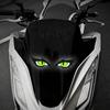 Double Pupils Reflective Evil Eye Sticker Universal Cool Car Stickers  Multipurpose