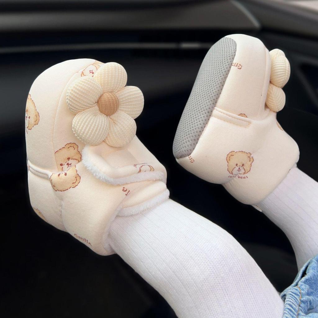 Winterliche, samtgefütterte Baby-Baumwollstiefel: Weiche Lauflernschuhe für Neugeborene und Kleinkinder, kuschelig und warm.