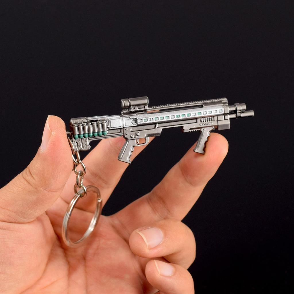 Helldivers 2 SG-8S Heavy Gunner Pendant Keychain Metal Model Toy